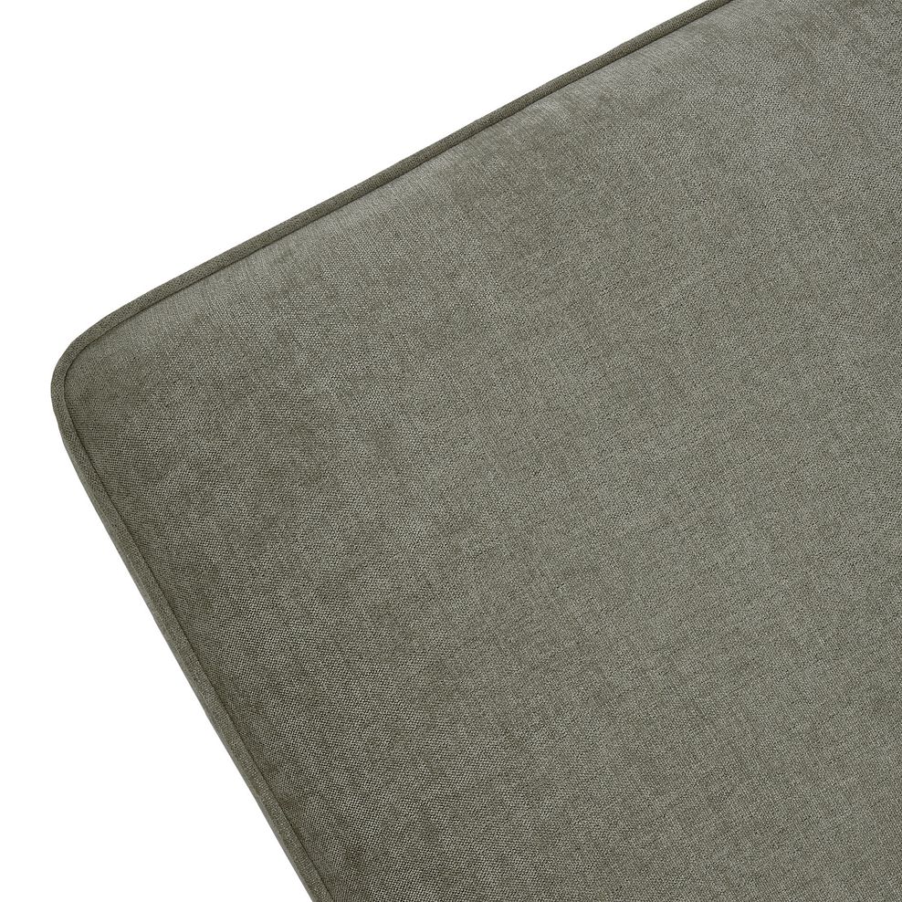 Eastley Left Hand Chaise Sofa with Storage in Limoge Green Fabric with Beige Scatters 13