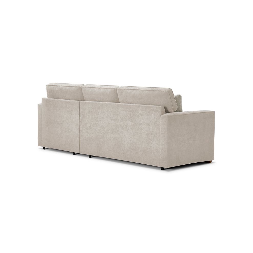Eastley Right Hand Chaise Sofa Bed with Storage in Limoge Beige Fabric with Beige Scatters 6