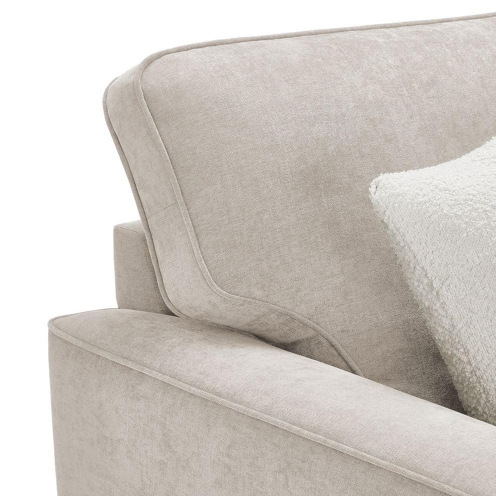 Eastley Right Hand Chaise Sofa in Limoge Beige Fabric with Beige Scatters 5