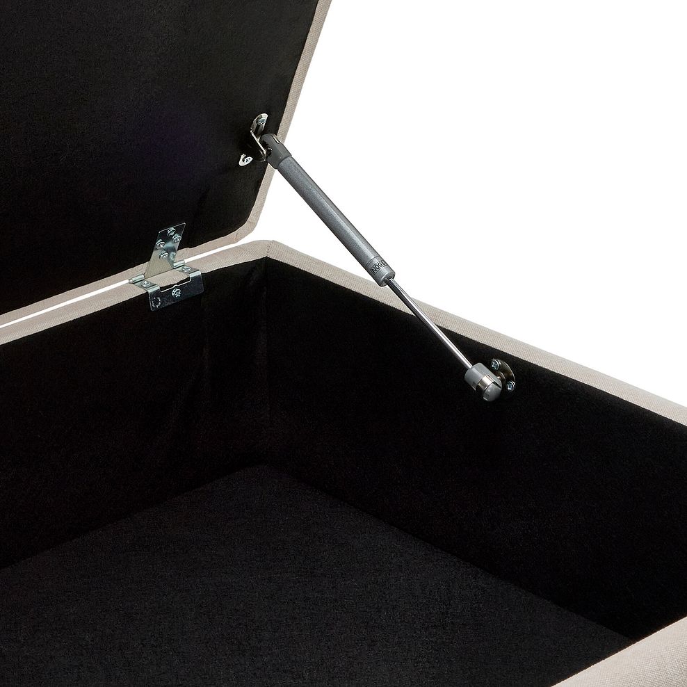 Eastley Storage Footstool in Limoge Beige Fabric 13