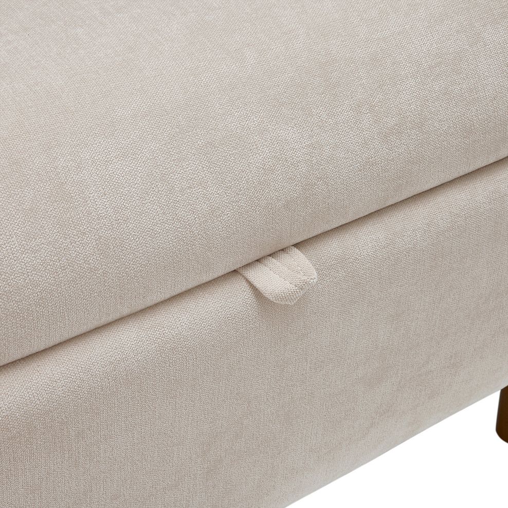 Eastley Storage Footstool in Limoge Beige Fabric 12