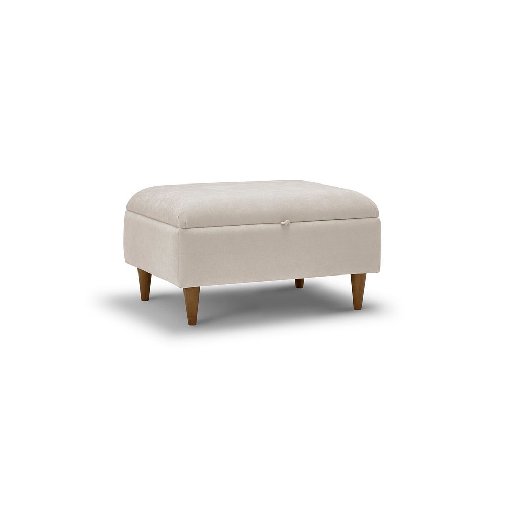 Eastley Storage Footstool in Limoge Beige Fabric 7