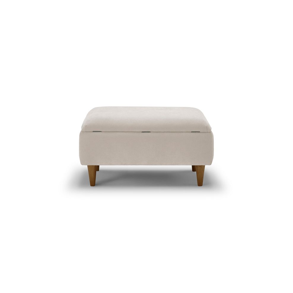 Eastley Storage Footstool in Limoge Beige Fabric 10