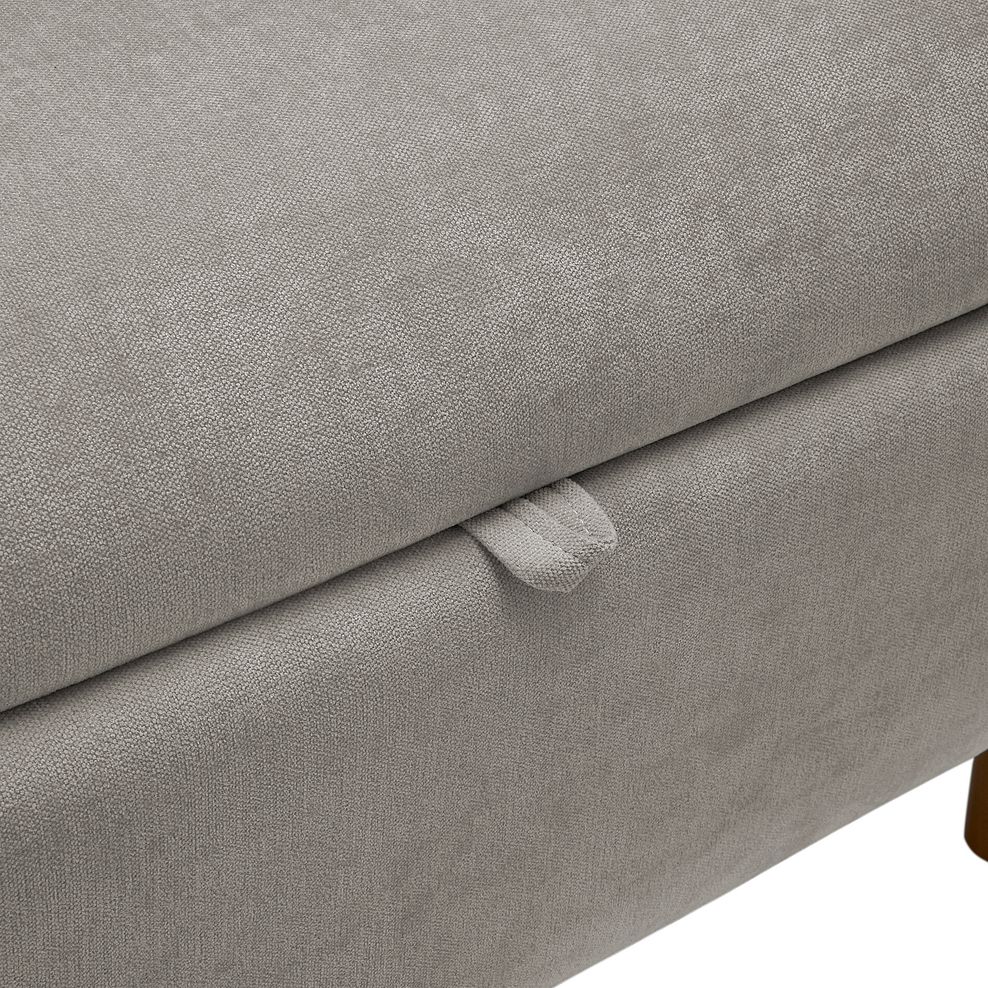 Eastley Storage Footstool in Limoge Fog Fabric 6