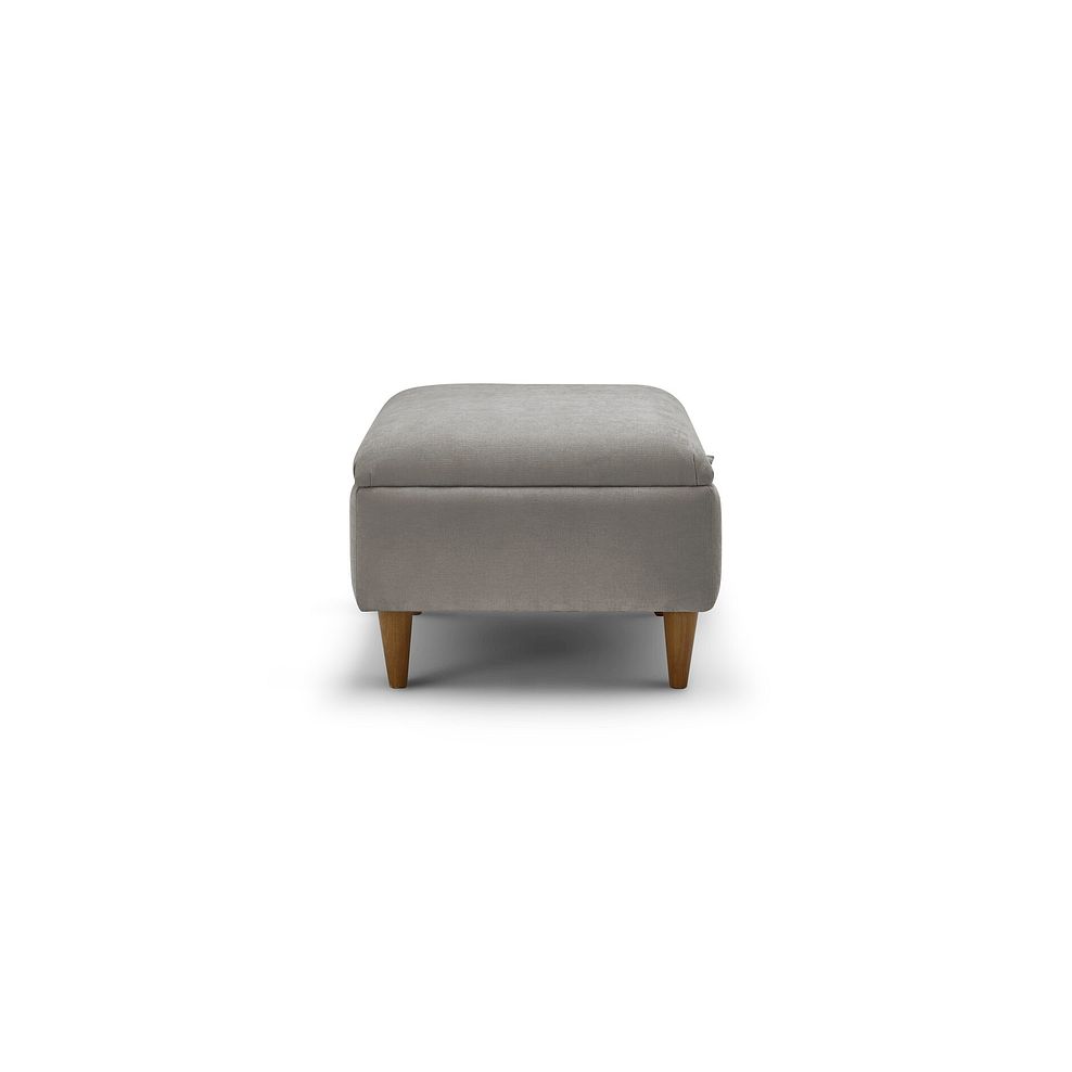 Eastley Storage Footstool in Limoge Fog Fabric 5