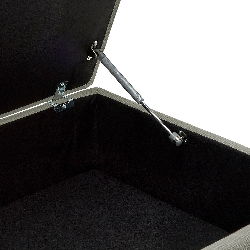 Eastley Storage Footstool in Limoge Green Fabric 6