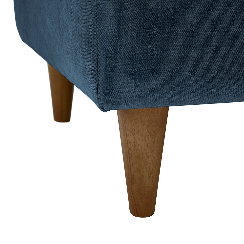 Eastley Storage Footstool in Limoge Prussian Blue Fabric 8