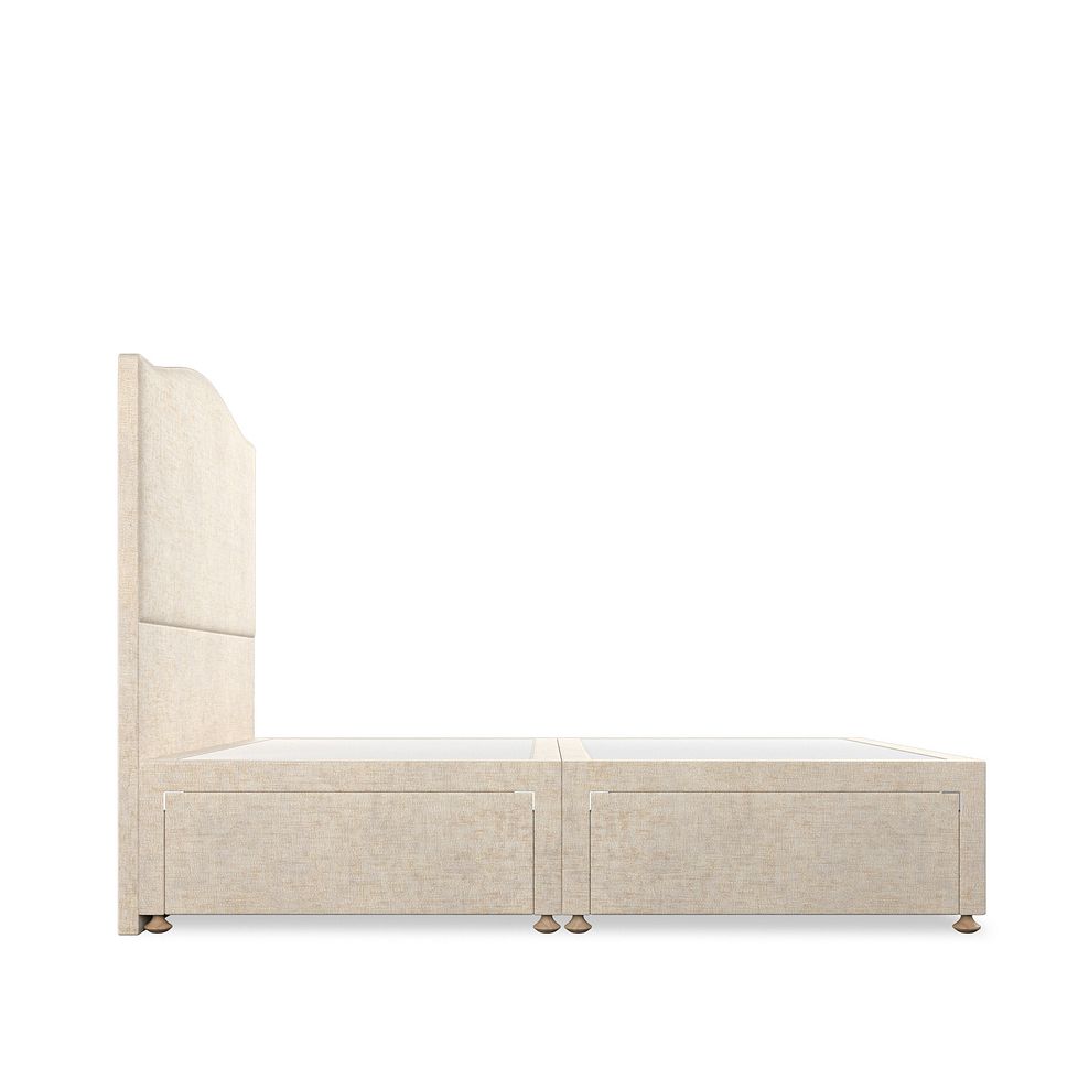 Eden Double 4 Drawer Divan Bed in Brooklyn Fabric - Eggshell 4