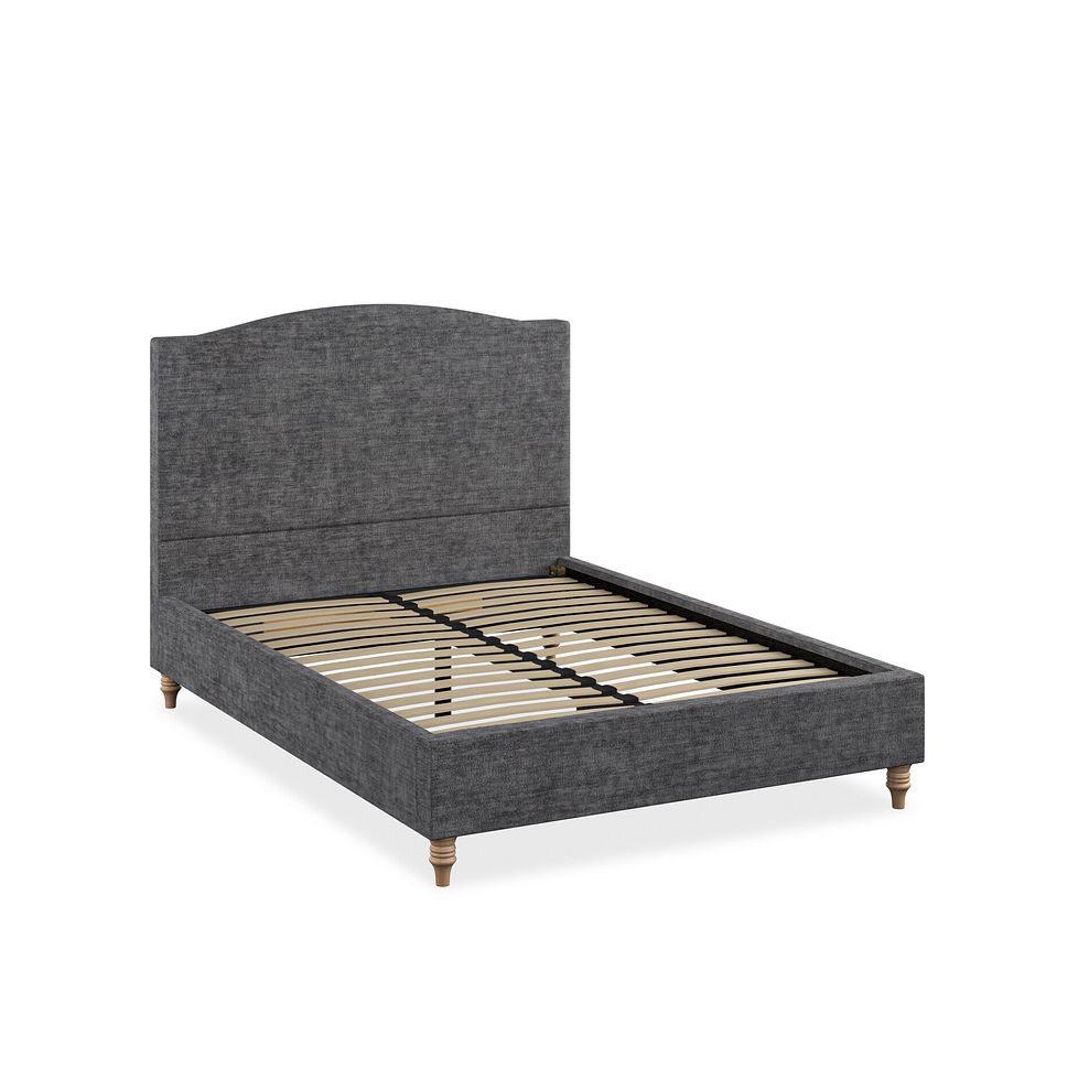 Eden Double Bed in Brooklyn Fabric - Asteroid Grey Thumbnail 2