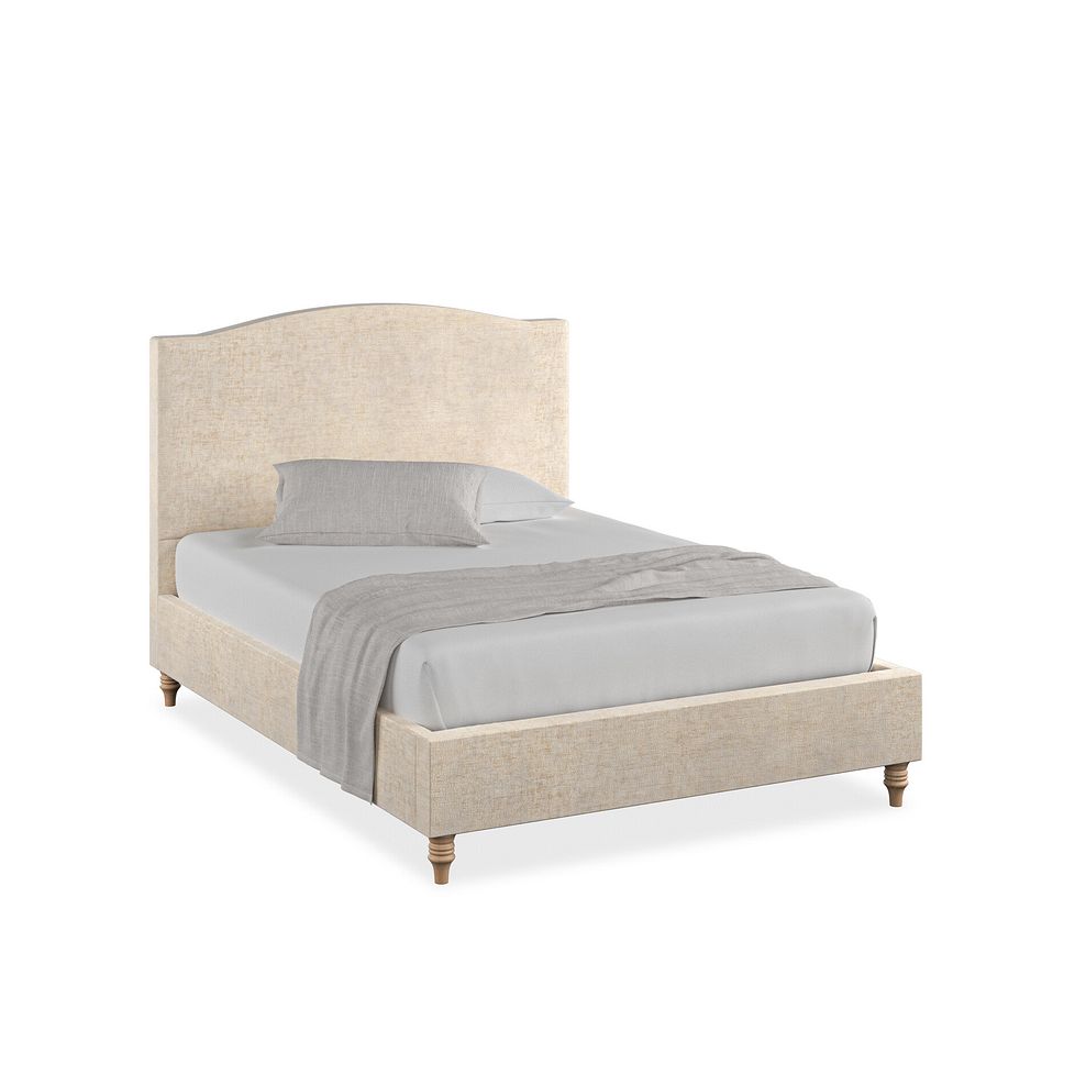 Eden Double Bed in Brooklyn Fabric - Eggshell Thumbnail 1