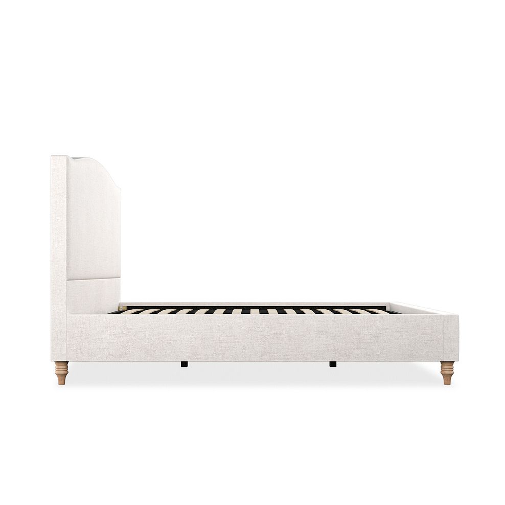 Eden Double Bed in Brooklyn Fabric - Lace White 4