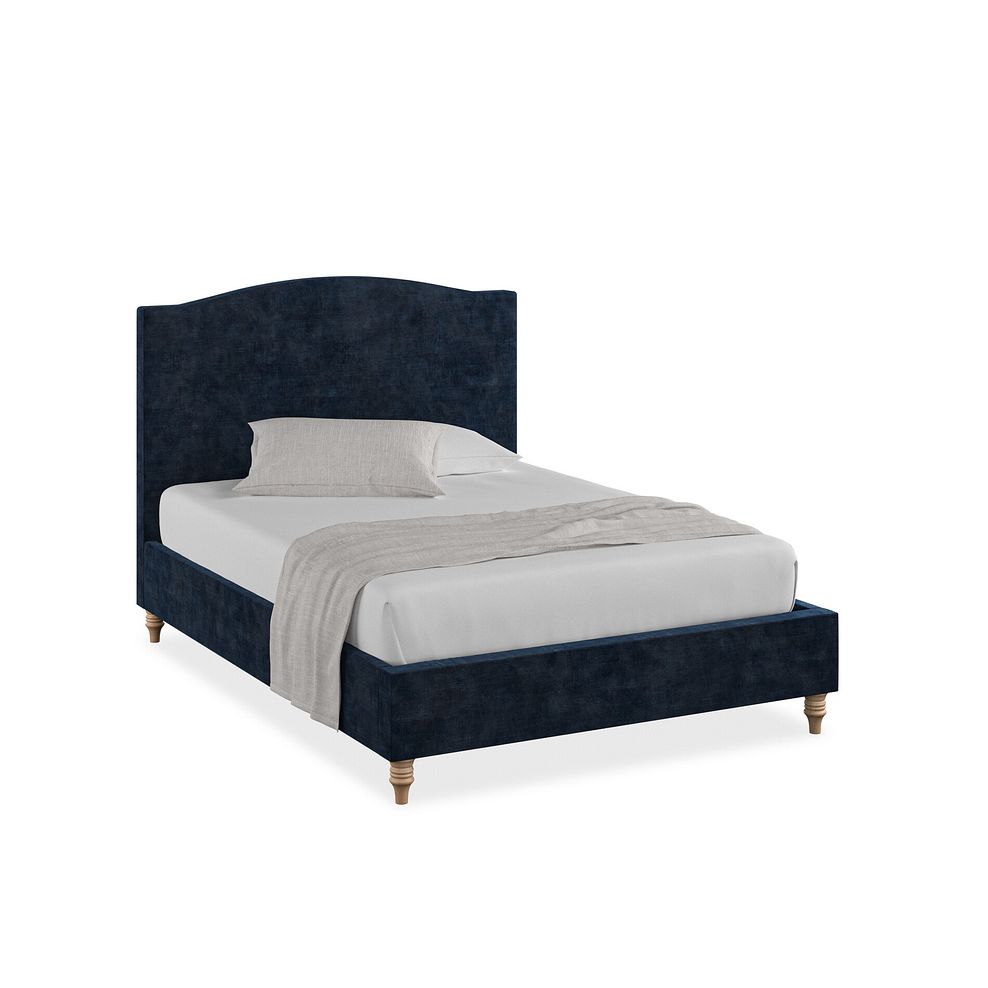 Eden Double Bed in Heritage Velvet - Royal Blue