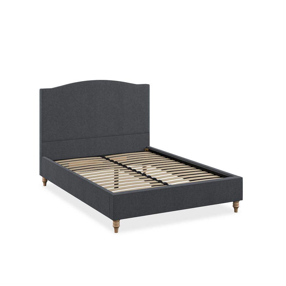 Eden Double Bed in Venice Fabric - Anthracite 2