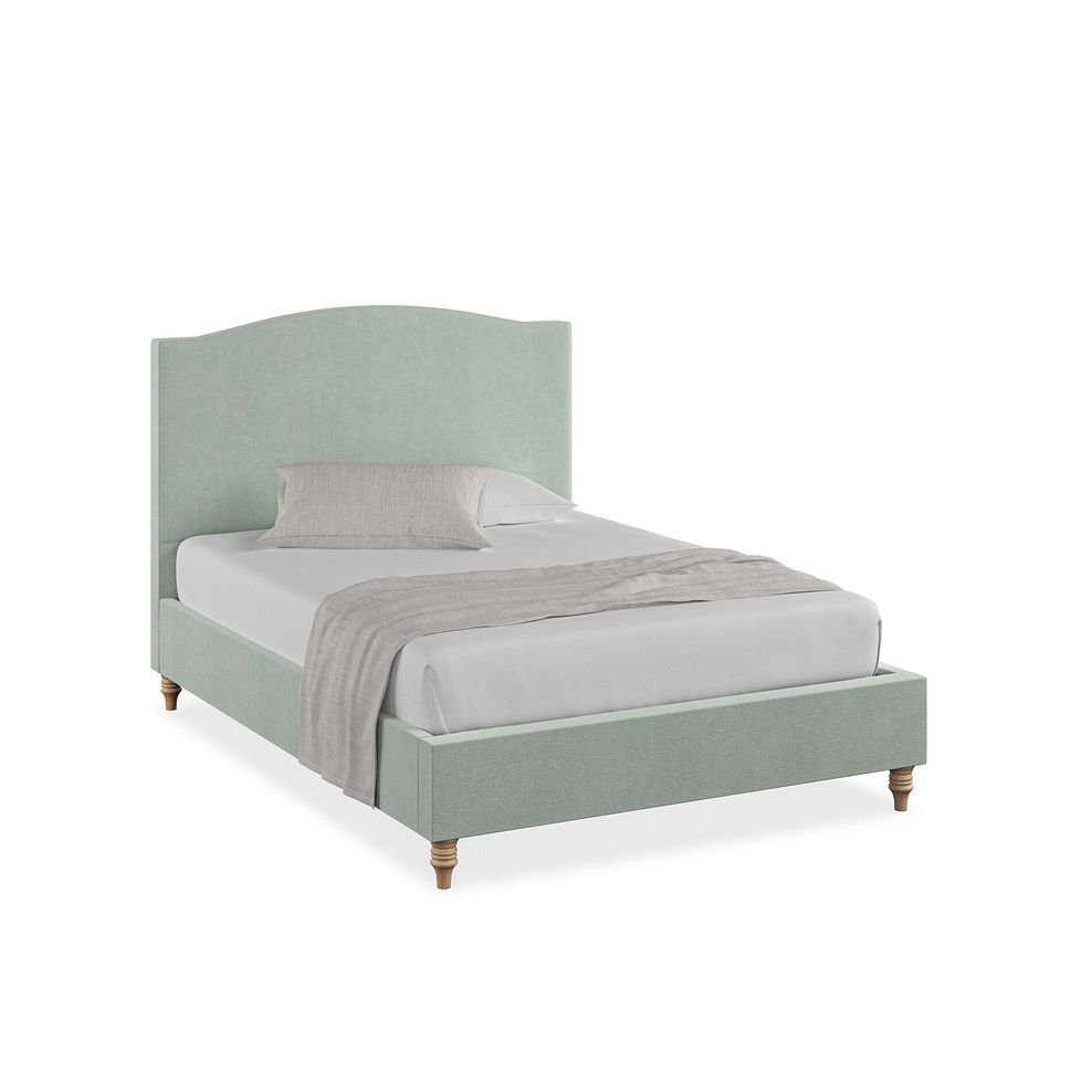 Eden Double Bed in Venice Fabric - Duck Egg Thumbnail 1