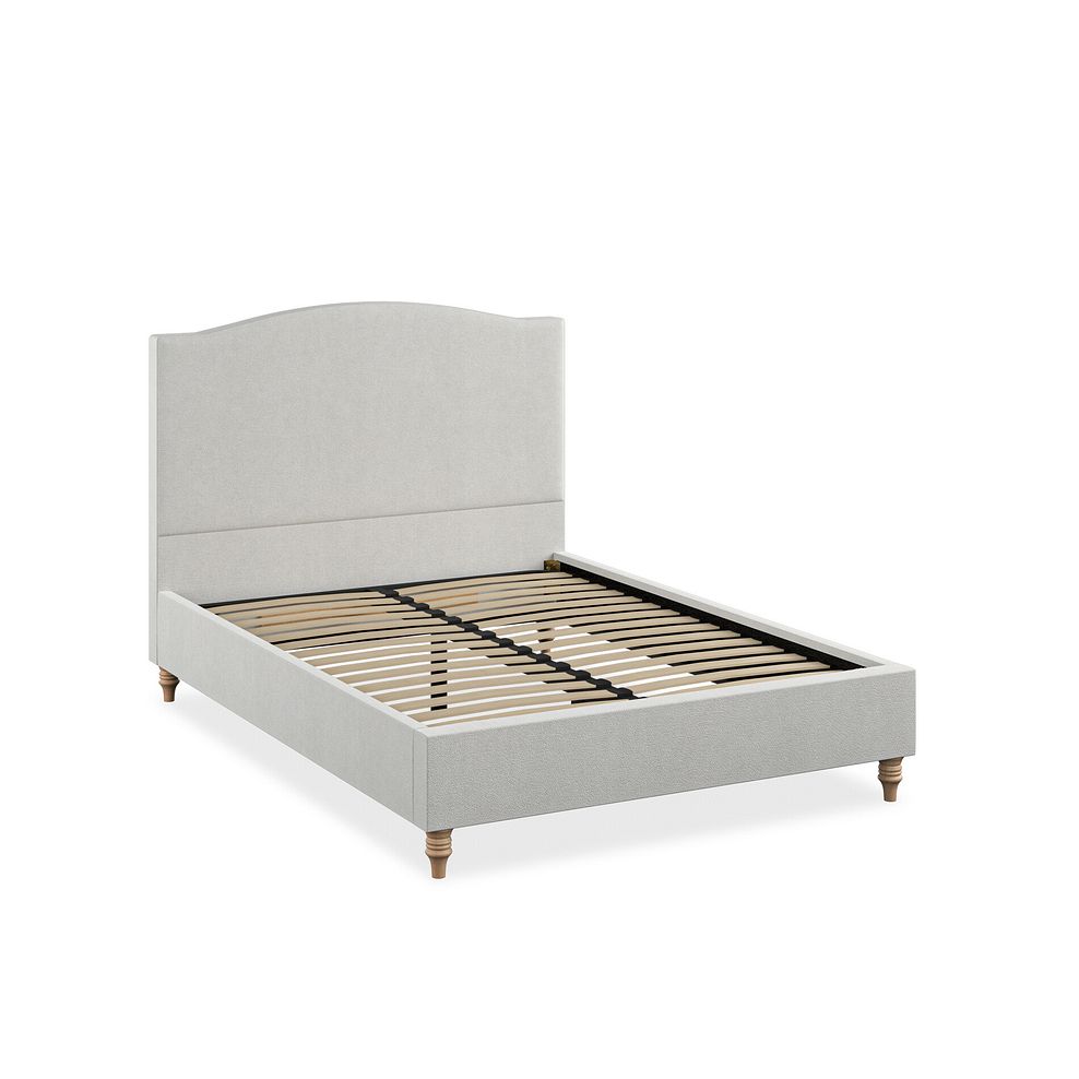 Eden Double Bed in Venice Fabric - Silver Thumbnail 2