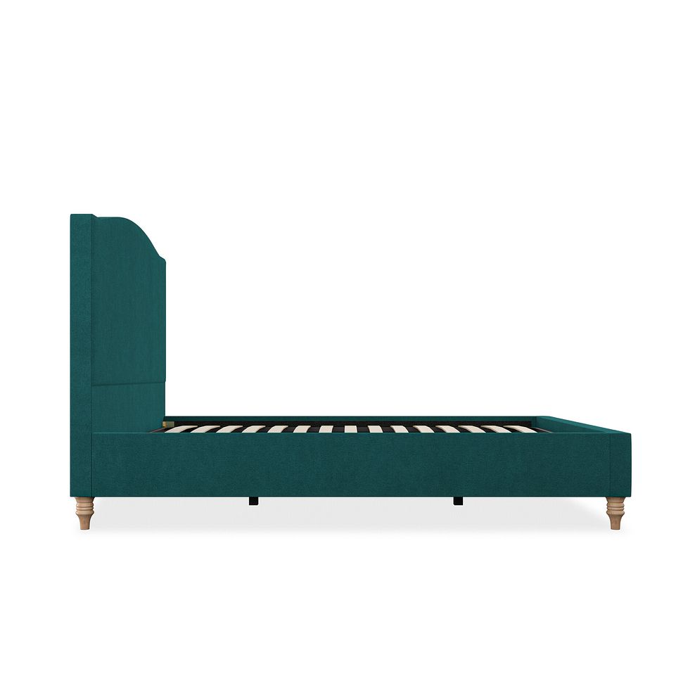 Eden Double Bed in Venice Fabric - Teal 4