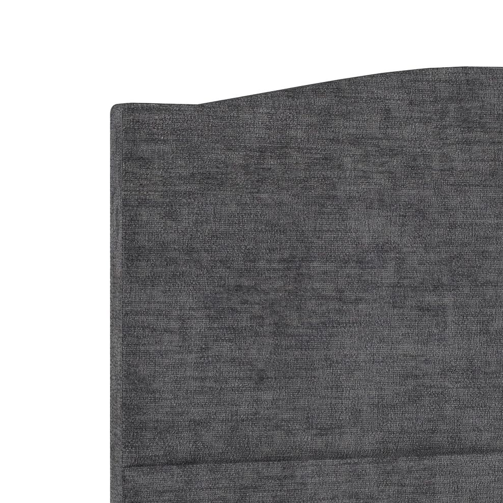 Eden Double Divan Bed in Brooklyn Fabric - Asteroid Grey 5