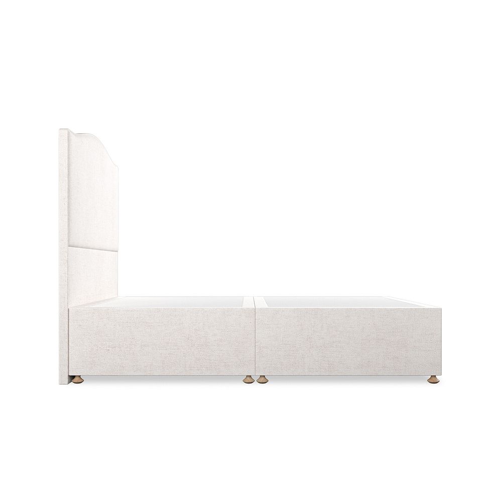 Eden Double Divan Bed in Brooklyn Fabric - Lace White 4