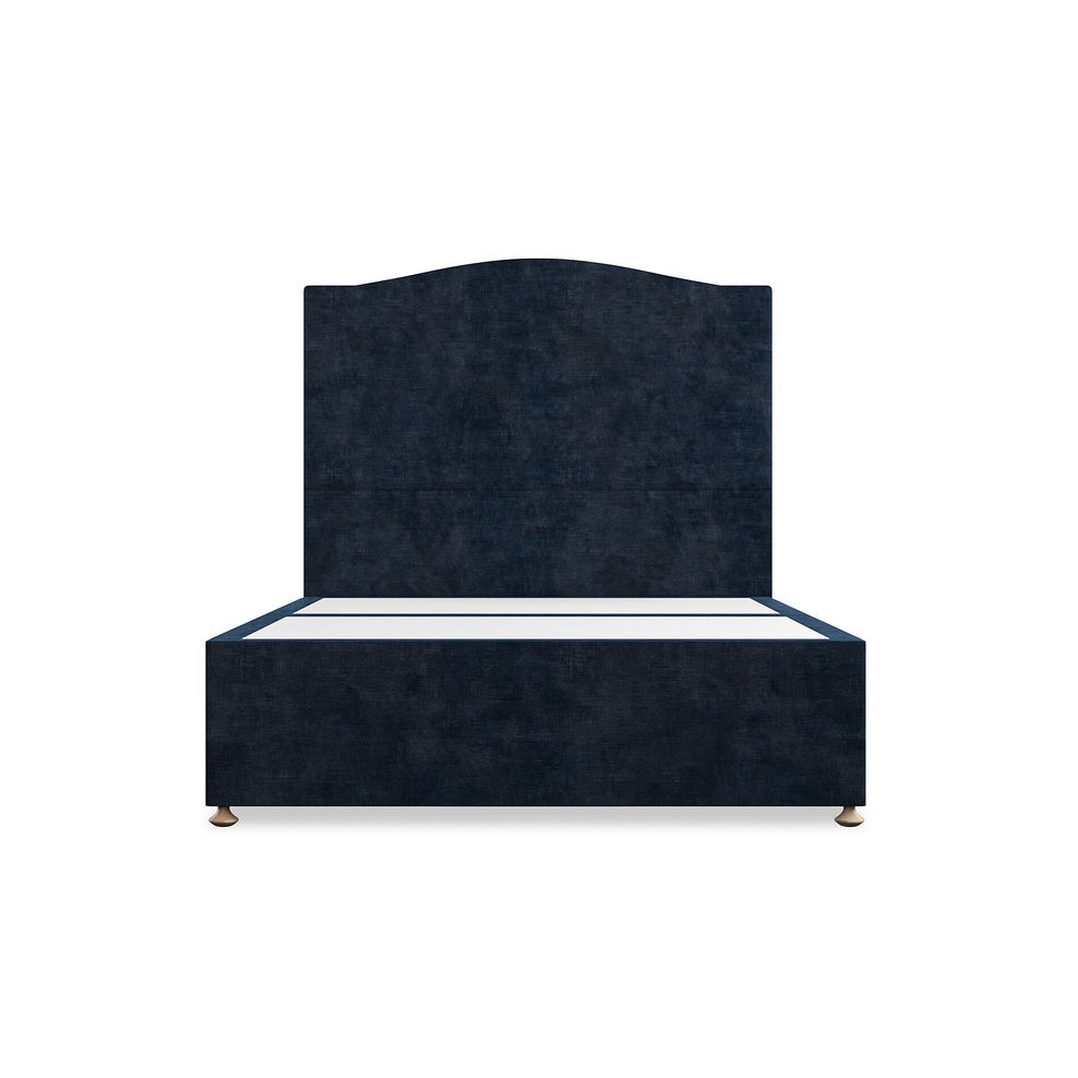 Eden Double Divan Bed in Heritage Velvet - Royal Blue 3