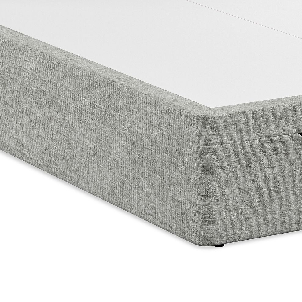 Eden Double Ottoman Storage Bed in Brooklyn Fabric - Fallow Grey Thumbnail 5