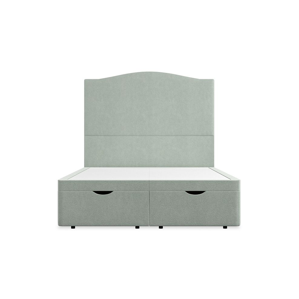 Eden Double Ottoman Storage Bed in Venice Fabric - Duck Egg Thumbnail 4