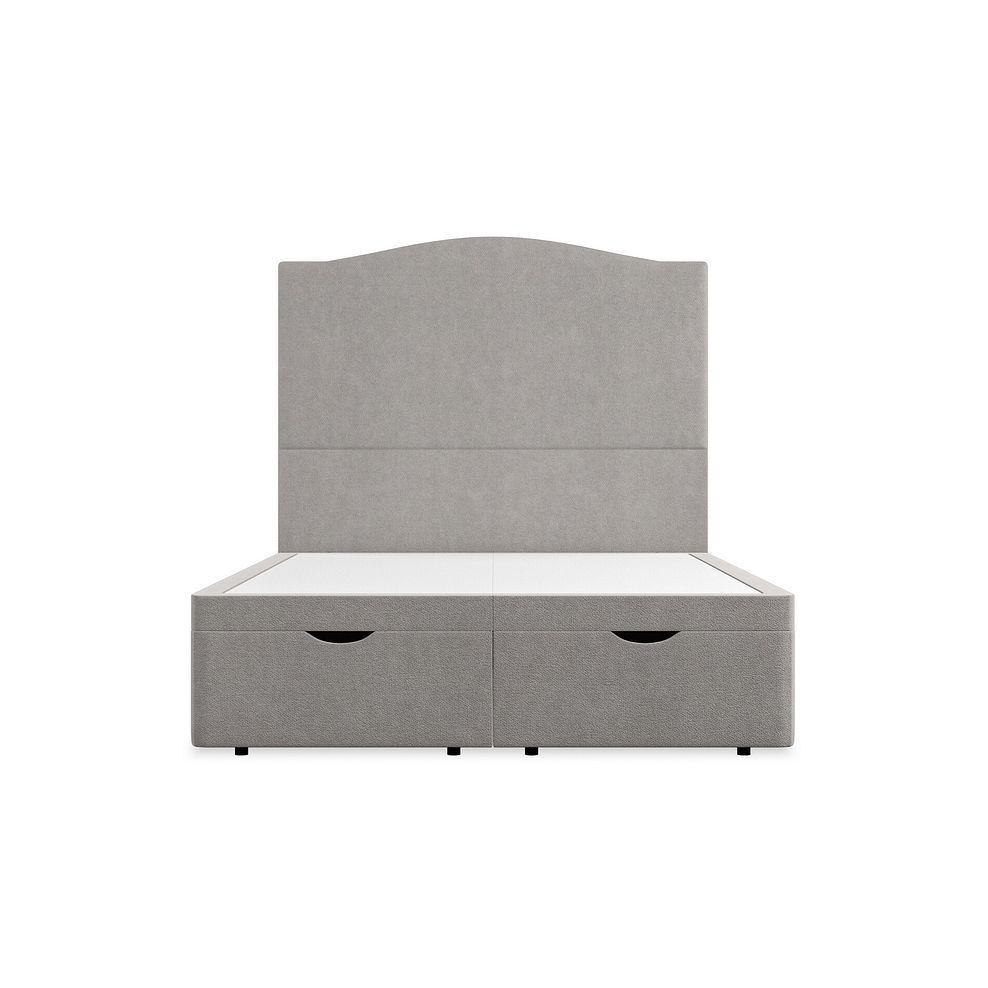 Eden Double Ottoman Storage Bed in Venice Fabric - Grey 4