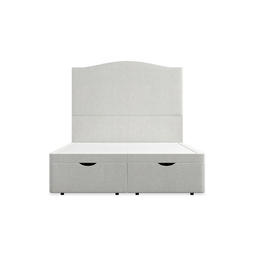 Eden Double Ottoman Storage Bed in Venice Fabric - Silver Thumbnail 4