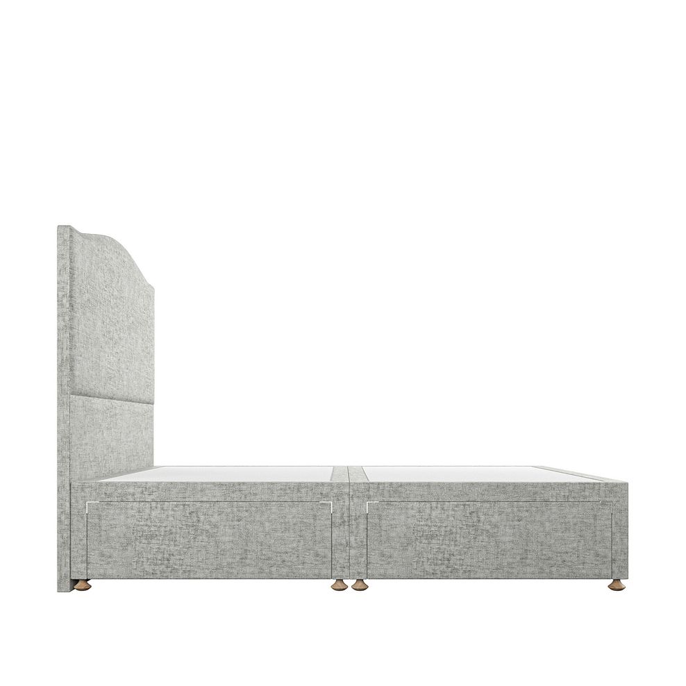 Eden King-Size 4 Drawer Divan Bed in Brooklyn Fabric - Fallow Grey 4
