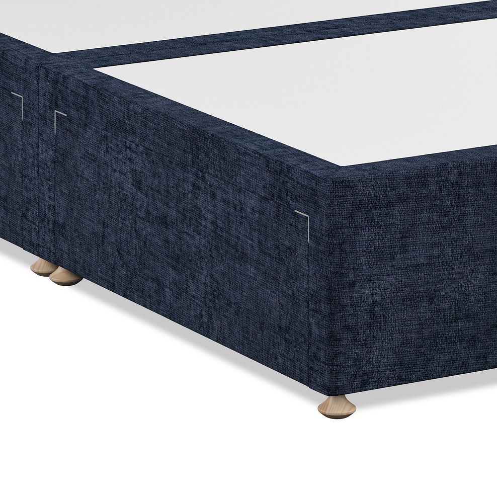 Eden King-Size 4 Drawer Divan Bed in Brooklyn Fabric - Hummingbird Blue 6
