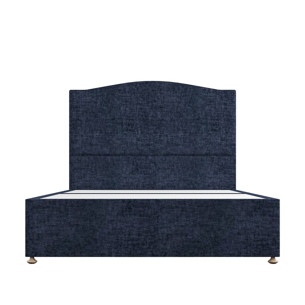 Eden King-Size 4 Drawer Divan Bed in Brooklyn Fabric - Hummingbird Blue Thumbnail 3