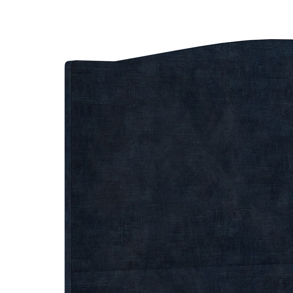 Eden King-Size 4 Drawer Divan Bed in Heritage Velvet - Royal Blue Thumbnail 5
