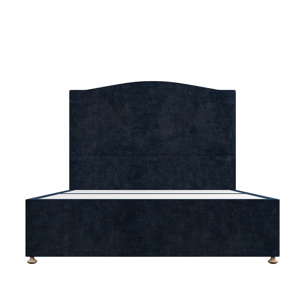 Eden King-Size 4 Drawer Divan Bed in Heritage Velvet - Royal Blue 3