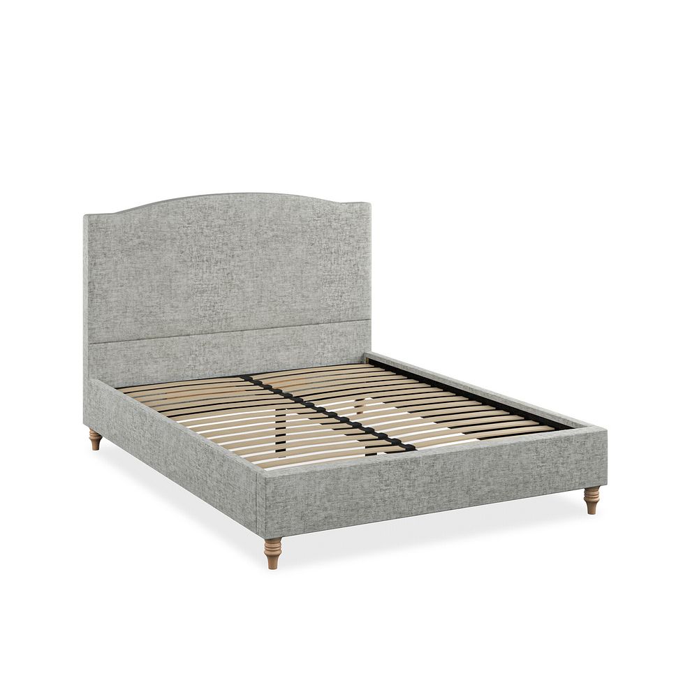Eden King-Size Bed in Brooklyn Fabric - Fallow Grey 2