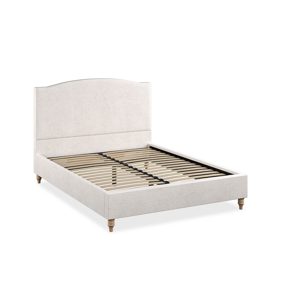 Eden King-Size Bed in Brooklyn Fabric - Lace White 2