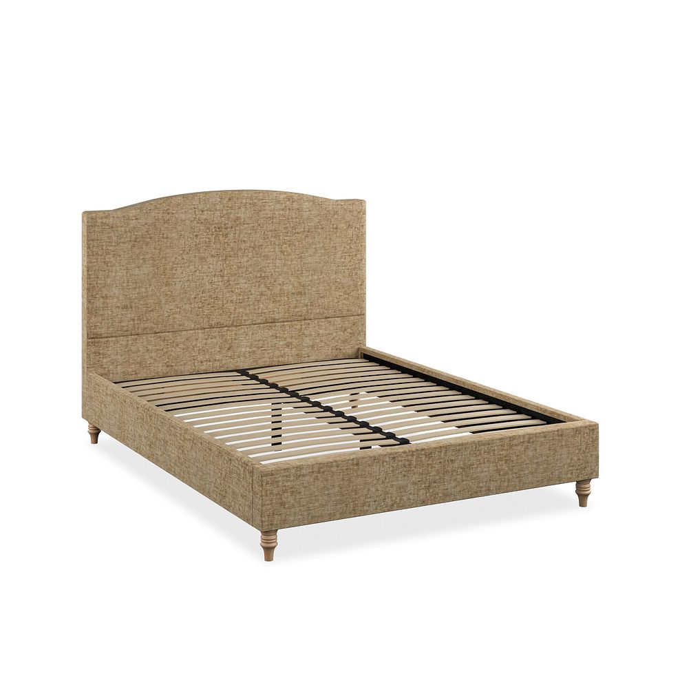 Eden King-Size Bed in Brooklyn Fabric - Saturn Mink 2