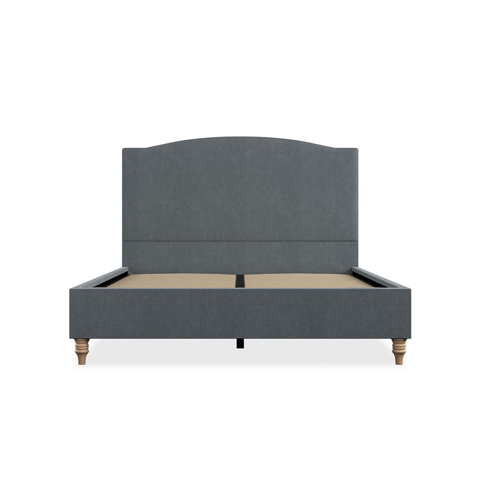 Eden King-Size Bed in Venice Fabric - Graphite 3