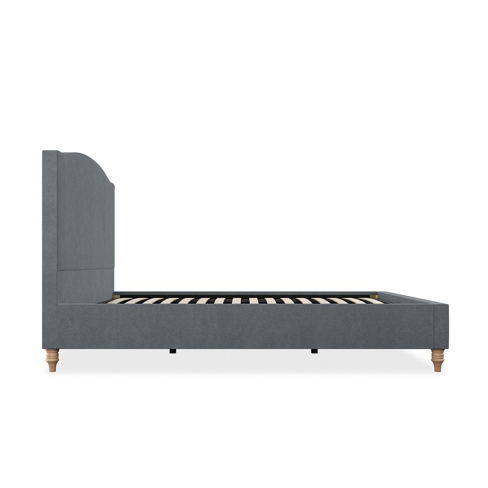 Eden King-Size Bed in Venice Fabric - Graphite 4