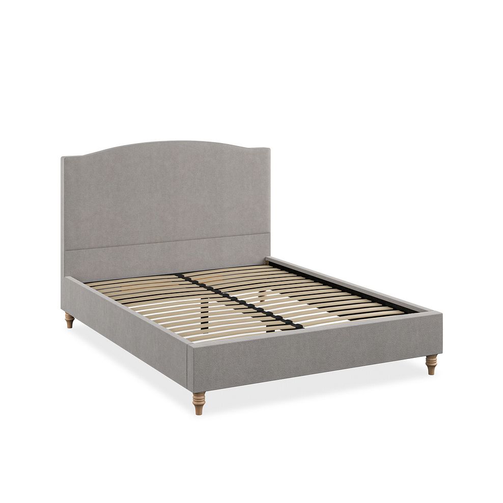 Eden King-Size Bed in Venice Fabric - Grey Thumbnail 2
