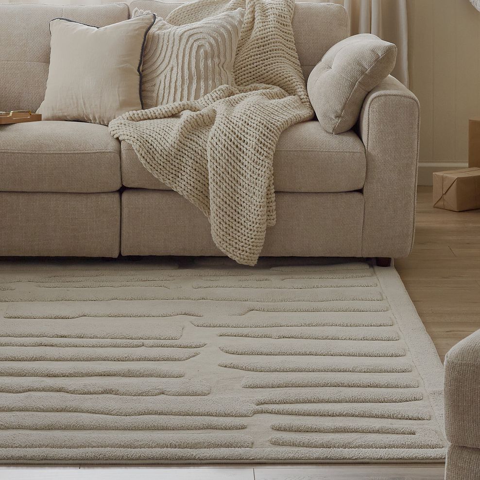 Eden Rug 120 x 170cm - Cream 2