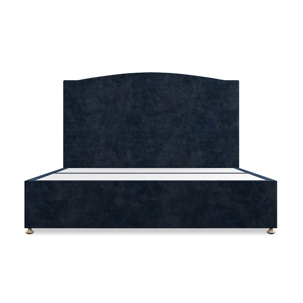 Eden Super King-Size 2 Drawer Divan Bed in Heritage Velvet - Royal Blue 3