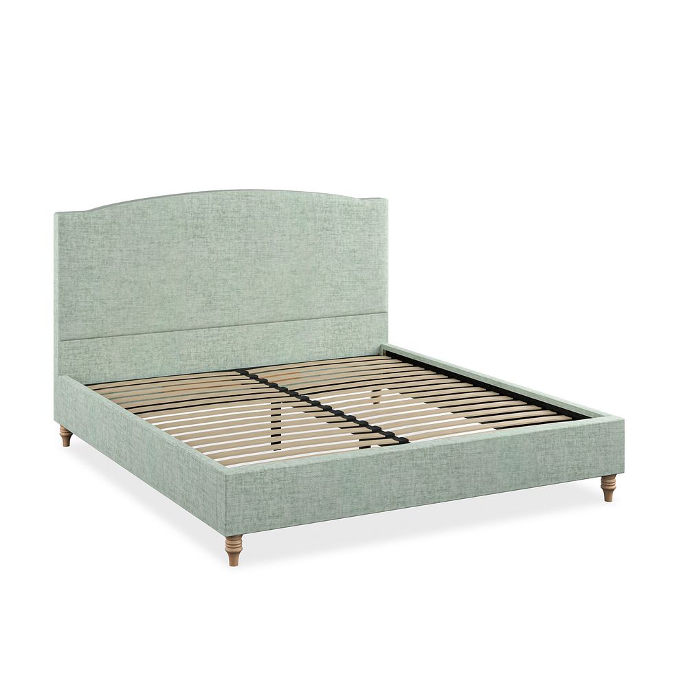Eden Super King-Size Bed in Brooklyn Fabric - Glacier Thumbnail 2