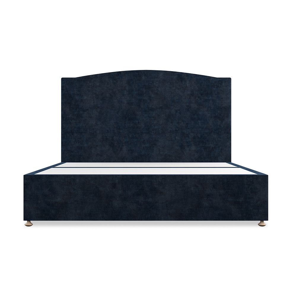 Eden Super King-Size Divan Bed in Heritage Velvet - Royal Blue Thumbnail 3