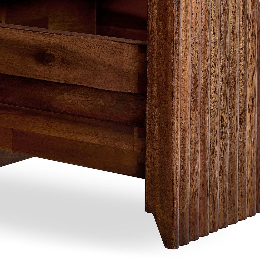 Elba Solid Acacia and Italian Marble TV Unit 14