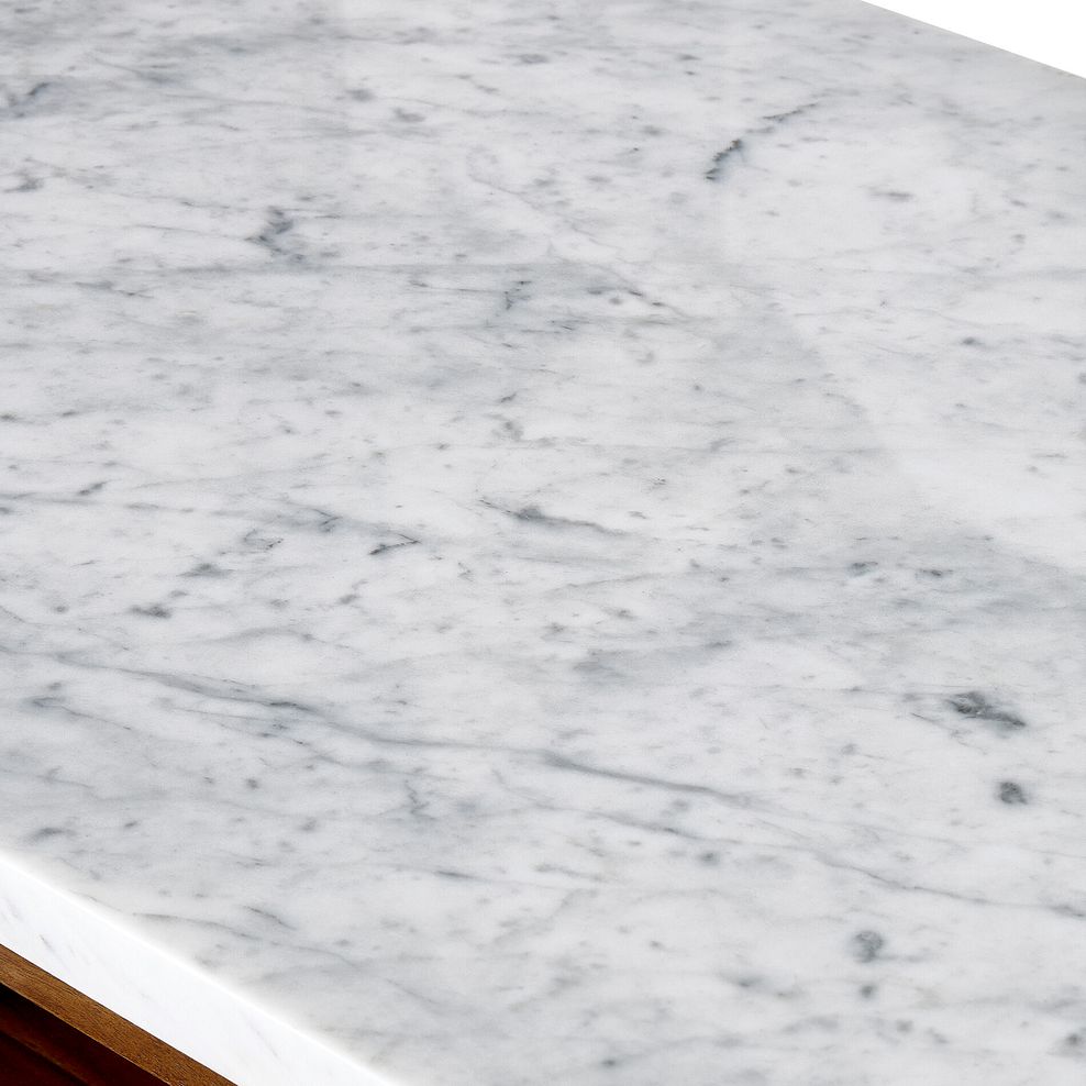 Elba Solid Acacia and Italian Marble TV Unit 10