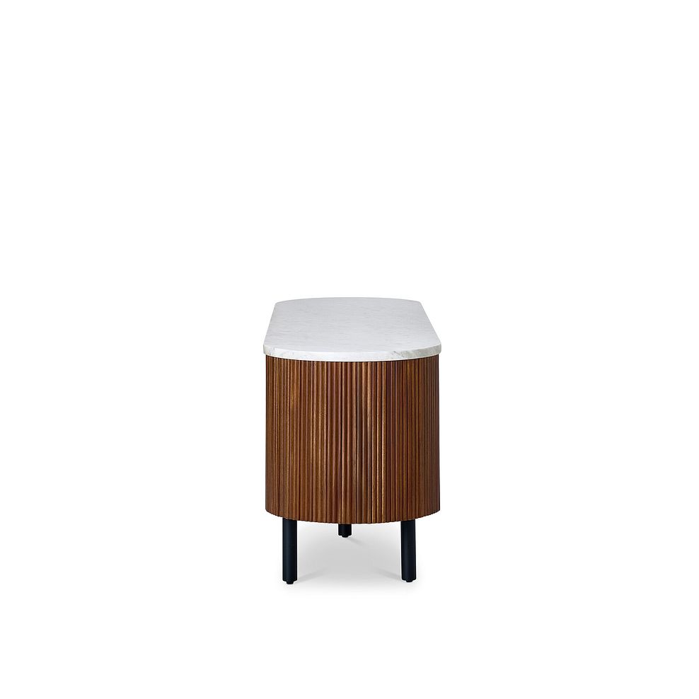 Elba Solid Acacia and Italian Marble TV Unit 8