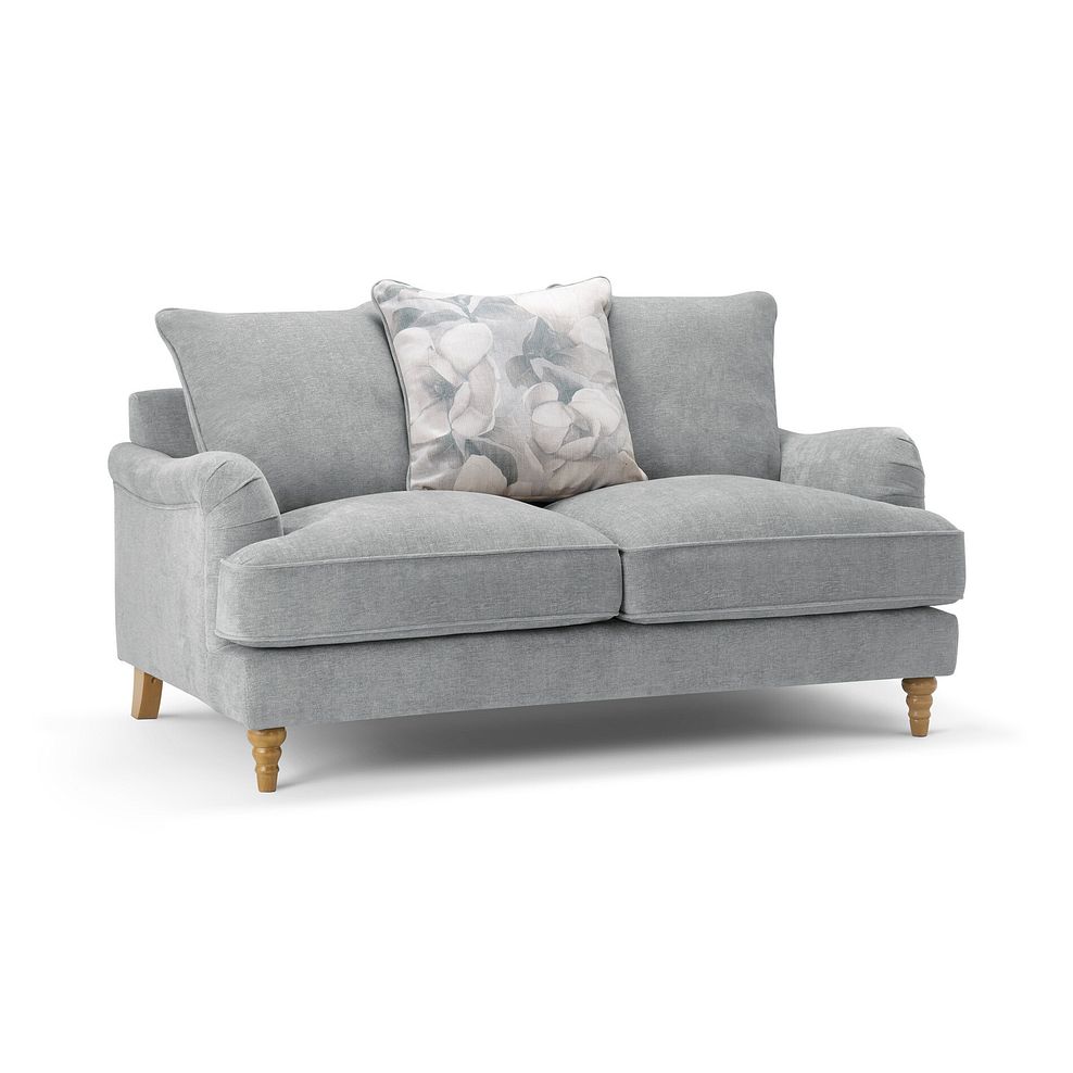 Eloise 2 Seater Pillow Back Sofa in Marlan Casper Fabric 1