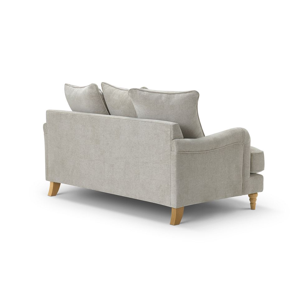 Eloise 2 Seater Pillow Back Sofa in Marlan Natural Fabric 4
