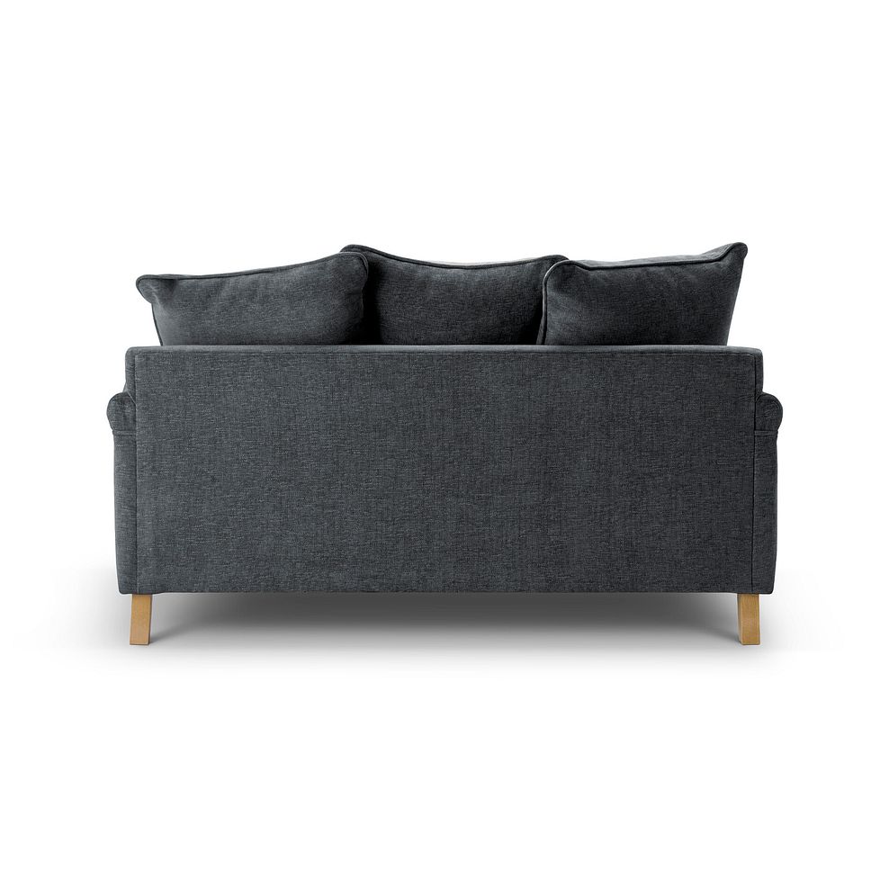 Eloise 2 Seater Pillow Back Sofa in Marlan Nero Fabric 5