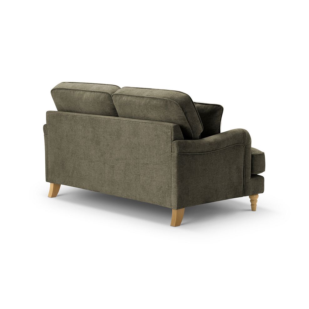 Eloise 2 Seater Sofa in Marlan Olive Green Fabric 4