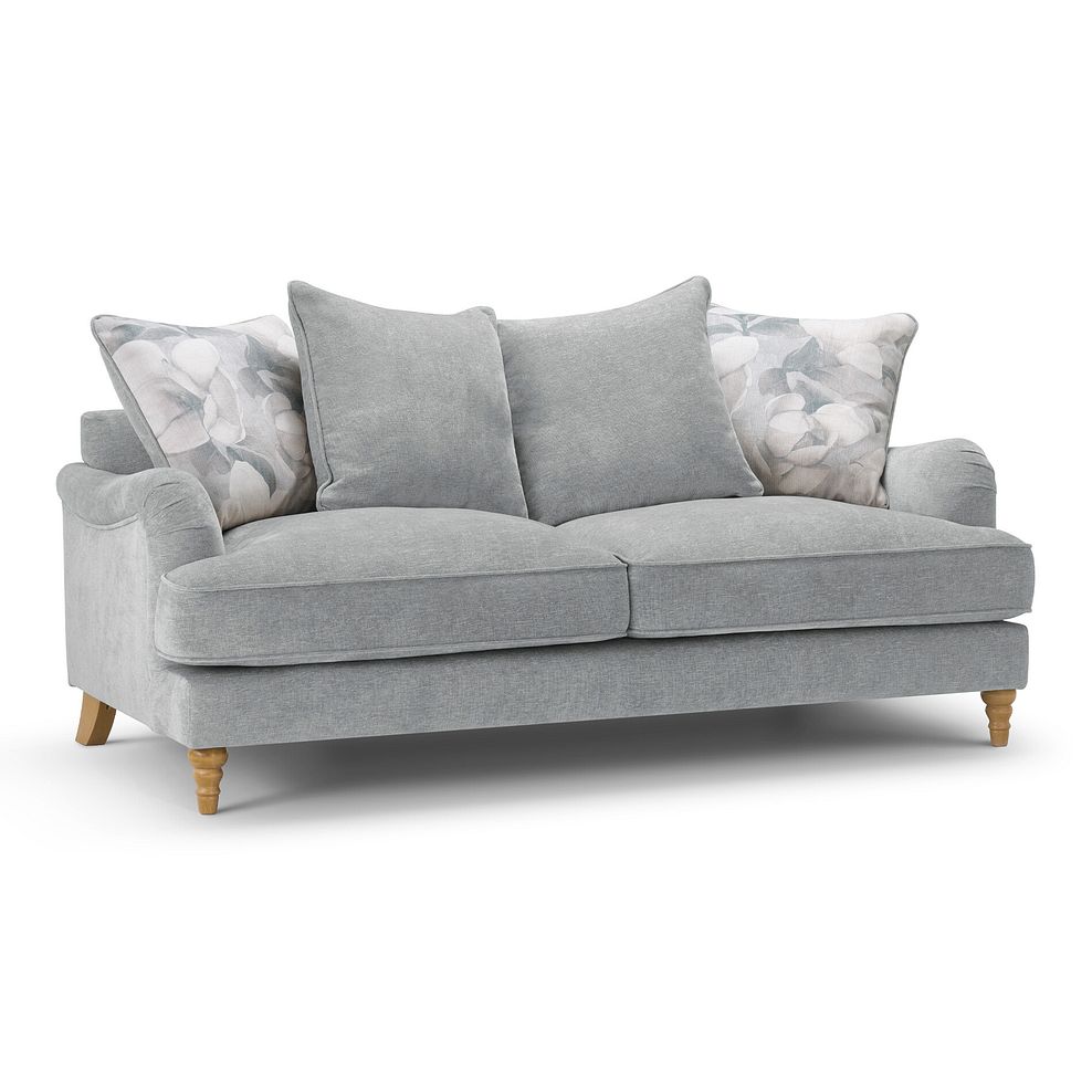 Eloise 3 Seater Pillow Back Sofa in Marlan Casper Fabric 1